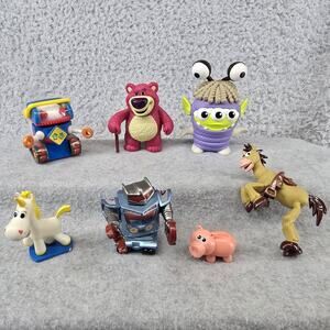 Disney Pixar Toy Story Figure Lot Bullseye Lotso Alien Remix Boo Buttercup Hamm